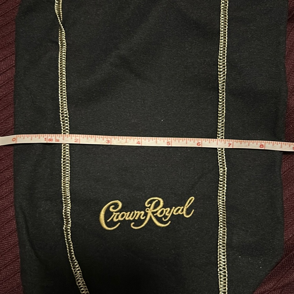 Black Crown Royal Pouch